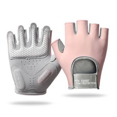 His Plan 女用彼拉提斯手套 雙手適用, 粉紅色