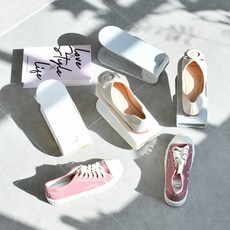 COMPOSE HOUSE 三段高度可調鞋架, Ivory, 10個