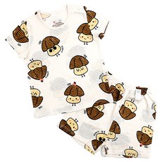 메이키즈 아동용 통기성 초코스낵 오가닉 5부쟈가드