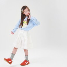 jkids 女童蛋白霜蕾絲百褶裙 J8834