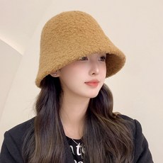 지앤와이 얼굴소멸핏 양털 벙거지모자