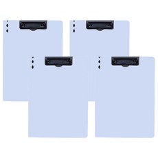 辦公室PP封面文件夾板 縱向 A4, 天藍色, 4個