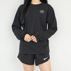 Humble Studio 機能性涼感T恤 運動服 透氣基本款長袖T恤 IMUD_41, 黑色