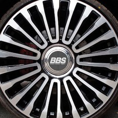 BBS輪圈蓋徽章 65mm 棋盤格紋, 4個