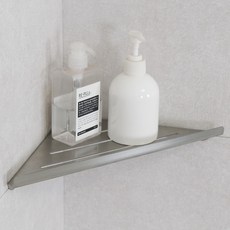 幸福浴室 Nive 霧面 SUS 304 不鏽鋼轉角浴室層架, 單一顏色, 1個