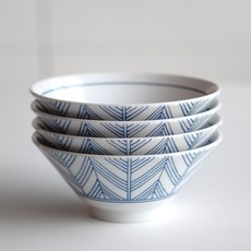 NICOTT 人字紋小麵碗, 混色, 4個