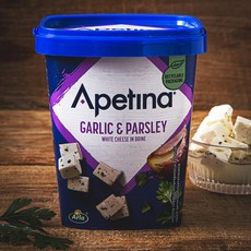 Arla 아페티나 화이트 치즈 갈릭 & 파슬리, 430g, 1개