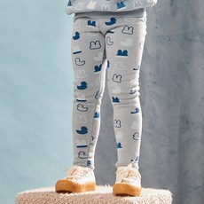 pancoat 孩童印花刷毛內搭褲