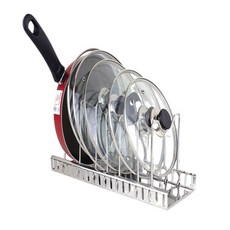 鍋具收納架, 單色, 7段