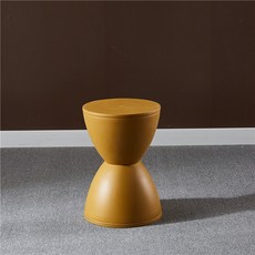 세뇨르킴 모래시계 북유럽 스타일 스툴, 옐로, 1개