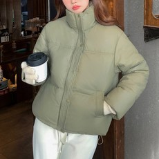 구디프 여성용 그리니얼 숏 패딩 점퍼