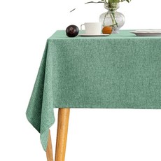 마켓피오 주방 고급 솔리드 컬러 린넨 식탁보, 타입 11, 1개, 90 x 140 cm