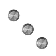 304不鏽鋼盤 醬料碟 8cm, 銀色, 3個