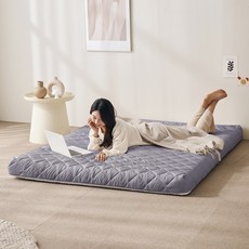 謝伍德家具 美拉 11區 薄墊 地板床墊, 灰色, 10cm