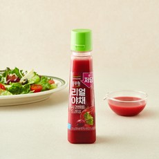 풀무원 저당 리얼야채 사과비트 드레싱, 235g, 1개