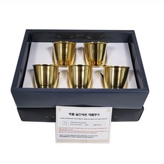 Bestom 24K 鍍金燒酒玻璃, 單色, 5個