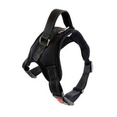 1040펫 강아지 고급형 하네스, 블랙, 1개