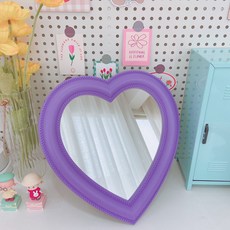 Sweet Joy 房間裝飾壁掛鏡, 07 愛心 紫色