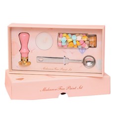 Bellian 封蠟印章組, 1套, 粉紅色 + 粉紅色