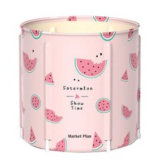 Market Plan設計圓形浴缸, 西瓜, 1個