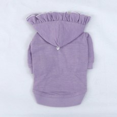 REDPUPPY 寵物Lovely抓皺連帽上衣, 紫色