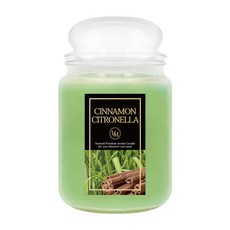 Youmell 香氛蠟燭 580g, 1罐, 肉桂香茅