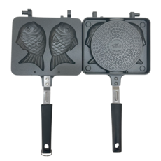 MommyStar 電磁爐 IH 雙孔 鯛魚燒烤盤, 1個, 17.8cm