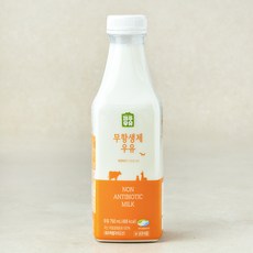 제주우유 무항생제 우유, 1개, 750ml