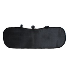 선진 차량용 3D 에어 쿨메쉬 통풍시트 뒷좌석용, 블랙, 1개