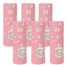 Feelbox 包_鬆弛熊12色迷你木製彩色鉛筆粉色, 6個, 12 種顏色