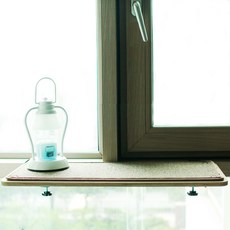 pote 貓咪窗邊架 貓跳台 600, 棕色, 1個