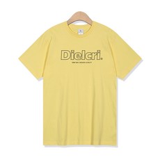 디엘크리 스트로크 로고 17수 통기성 반팔 티셔츠