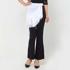 dancedome Mol 流蘇搭扣裹裙 LDL4000, 白色