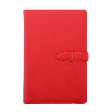 Black Swan天鵝絨頂級商務筆記本, 紅色