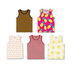 doridori 童款內衣背心5件組 B002