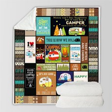 다잇슈 플란넬 사각 캠핑 매트 담요