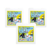 彩色花俏Gaspard&Lisa 300張雙面色紙保存盒 A型, 3個, 20 種顏色