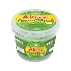 이지피아 아키우네 폼클레이, 연두, 500g, 1개
