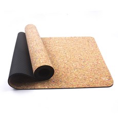 프랑온드 두꺼운 요가매트, 골드, 1개