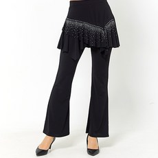 dancedome V 潑灑風圍裹褲 LDP19200, 黑色