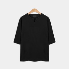 탑보이 빅사이즈 V넥 7부 티셔츠 CA275