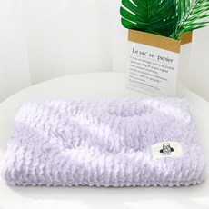 Honey Bubble 寵物舒適酣睡雙面睡墊, 1個, 紫色