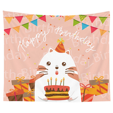 스타 동물 친구들 생일 축하 현수막, TYPE 01