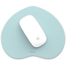 SOYMIX 蜜桃皮革滑鼠墊 SOL7PM, 薄荷綠, 1個
