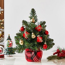 Modern House 多合一迷你樹格子盆栽, 綠色 + 紅色, 30cm