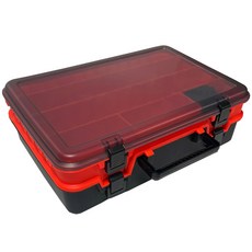 oasi 天才收納雙面釣具盒, 紅色