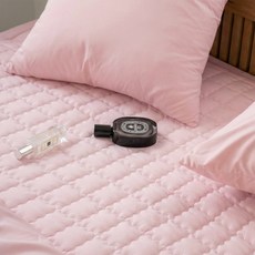 지베딩 국내 제조 컬러풀 침대패드 겸 카페트, 파스텔핑크