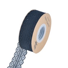 Day Lace 包裝緞帶 3cm, 黑色, 45m