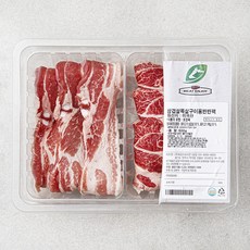 미트앤조이 미국산 삼겹살 구이용 300g + 목살 구이용 300g 세트 (냉장), 1세트