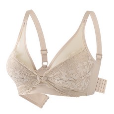 孕婦舒適網紗蕾絲哺乳內衣